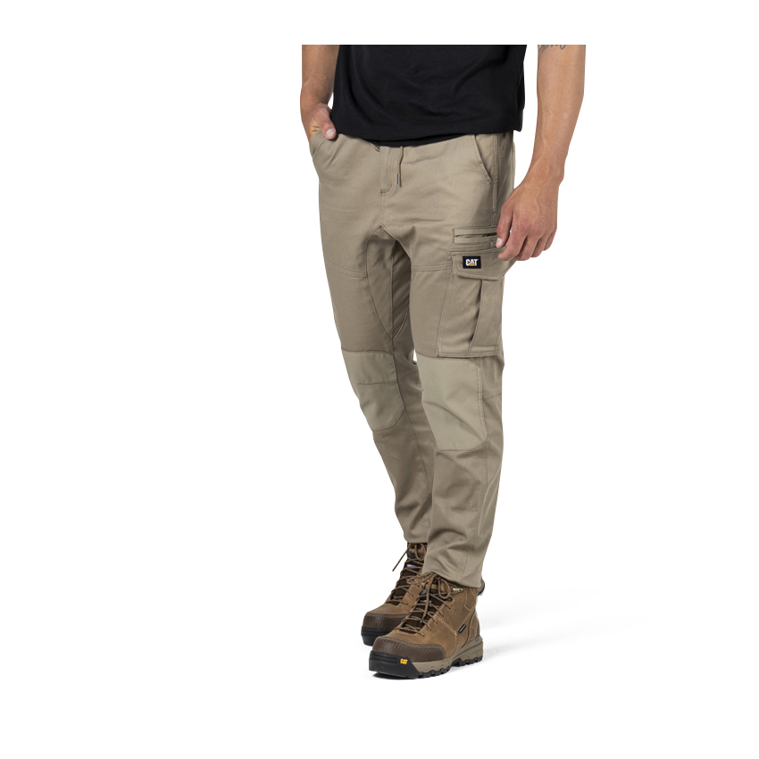 Caterpillar Dynamic - Mens Pants - Khaki - NZ (904RECAKP)